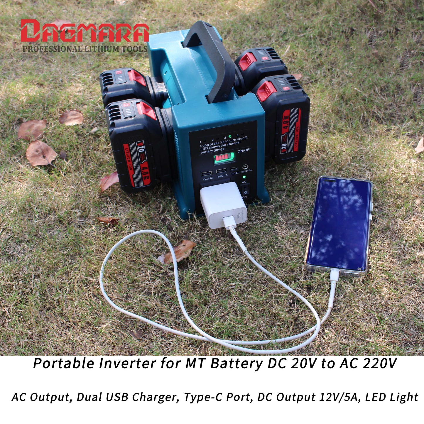 【DAGMARA】330W 便攜式電源逆變器