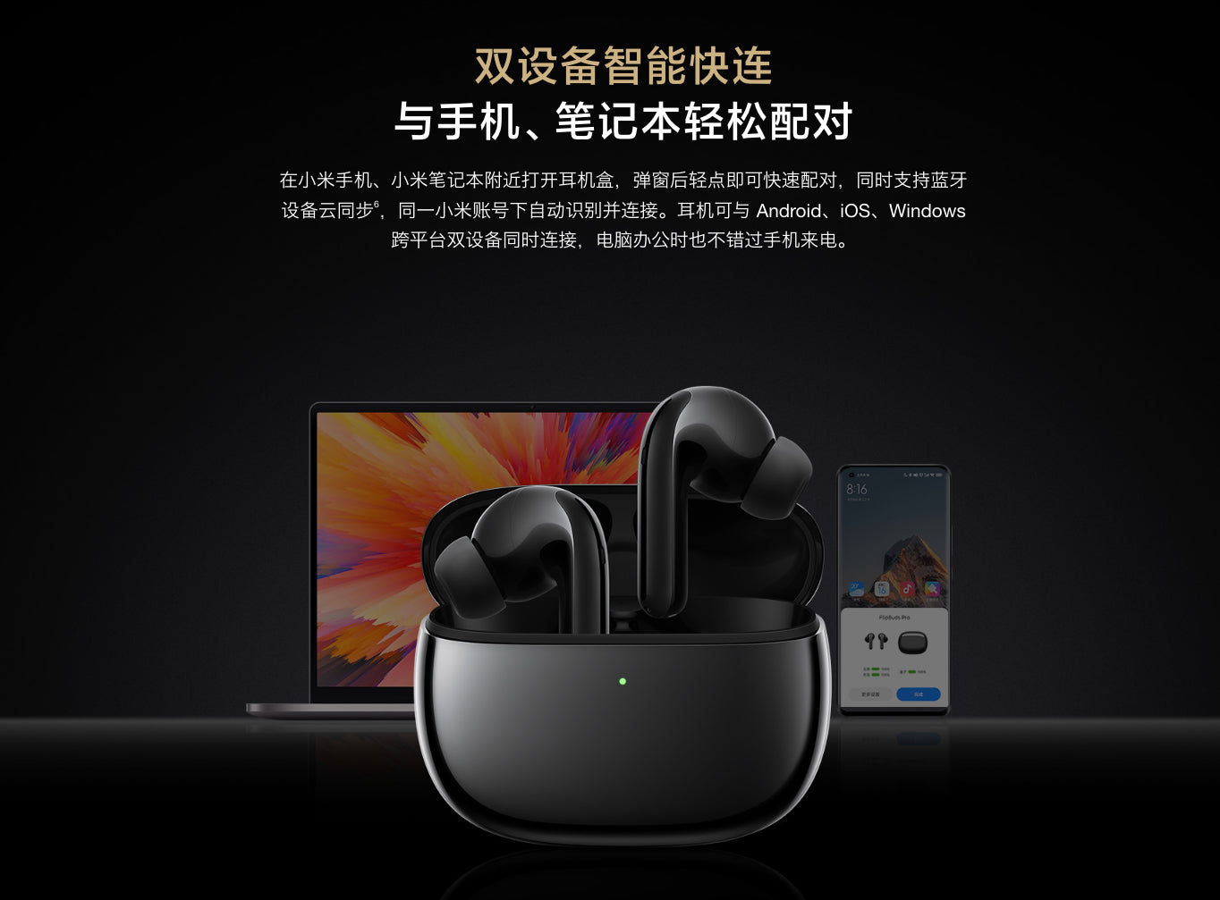 【Xiaomi小米】FlipBuds Pro 降噪耳機