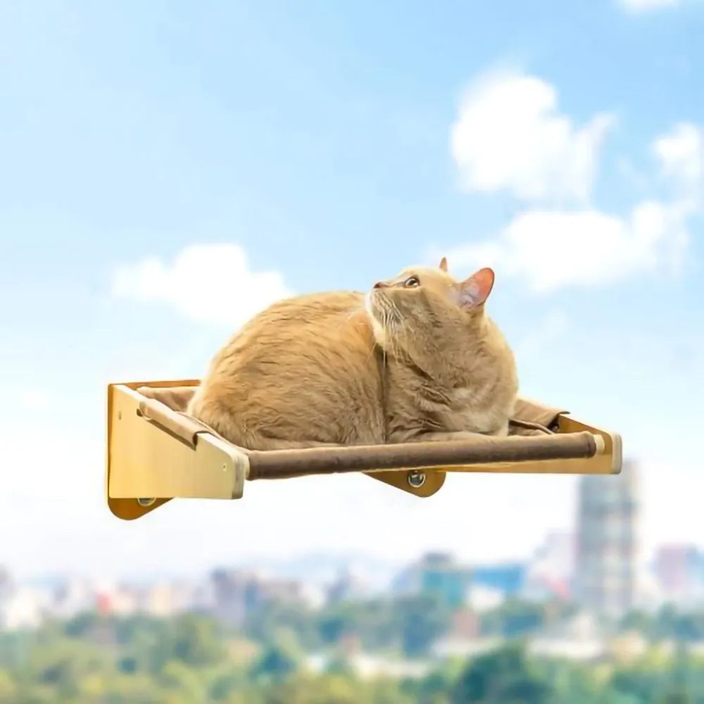 【怪獸部落】吸盤式貓吊床(布面款)